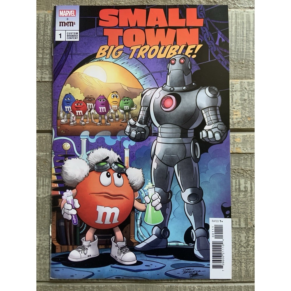 Marvel M&M's Promotional Comic Small Town‎ Big Trouble Custom Branded Content